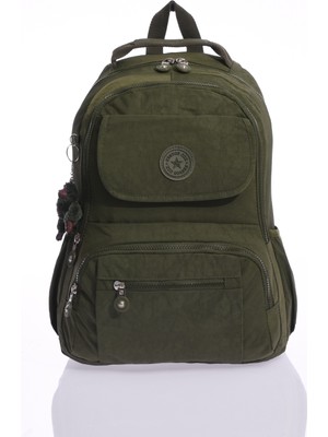 Byhakan EBA-8866 Klinkır Okul Çantası Sırt Çanta Günlük Gezi Spor Seyahat Tatil Çok Gözlü Laptop Bölmeli