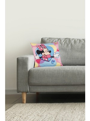 Özdilek Minnie Mouse Star Disney Lisanslı Dekoratif Yastık 40X40