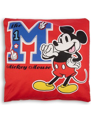 Özdilek Mickey Mouse Red Disney Lisanslı Dekoratif Yastık 40X40