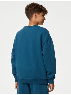 Marks & Spencer Yuvarlak Yaka Nasa™ Sweatshirt