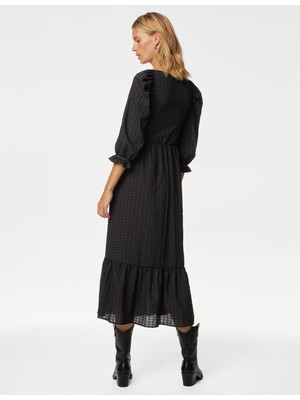 Marks & Spencer Regular Fit Midi Elbise