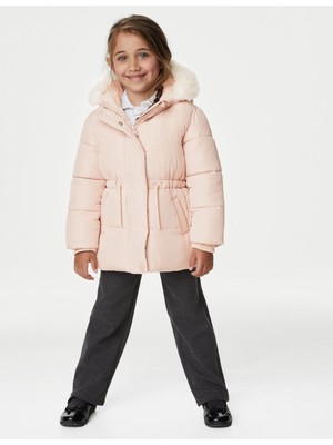 Marks & Spencer Stormwear™ Kapüşonlu Puffer Şişme Mont