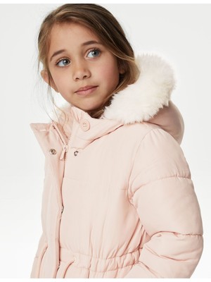 Marks & Spencer Stormwear™ Kapüşonlu Puffer Şişme Mont