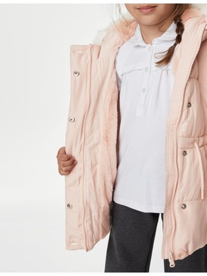 Marks & Spencer Stormwear™ Kapüşonlu Puffer Şişme Mont