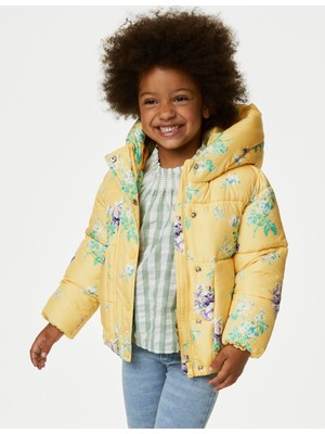 Marks & Spencer Çiçek Desenli Stormwear™ Puffer Şişme Mont