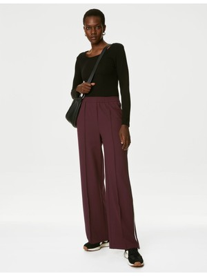 Marks & Spencer Şerit Detaylı Wide Leg Pantolon