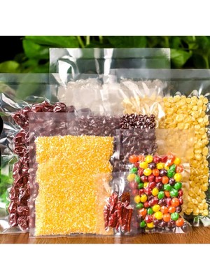 Private 5 kg 90 Micron Sadece Endüstriye Tip Düz Gıda Vakum Poşeti 20X30 cm