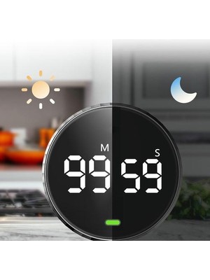 Haitn Dijital Mutfak Pişirme Zamanlayıcı Manyetik Geri Sayım Ev Işleri Için LED Dijital Zamanlayıcı Çocuk Ebeveynler Öğretmenler Ofis Personel Zamanlayıcı | Mutfak Zamanlayıcıları (Yurt Dışından)