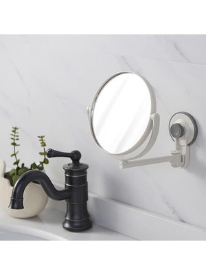 Haitn Çift Taraflı Duvara Monte Makyaj Aynası Banyo Aynası Su Geçirmez Pürüzsüz Ayarlanabilir 360 Derece Duvar Asılı Makyaj Aynası | Banyo Aynaları (Yurt Dışından)