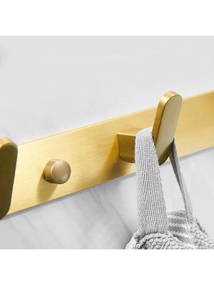 Haitn Duvara Monte Banyo Havlu Robe Kanca Raf Altın Ofis Oturma Odası Gadget Çanta Kanca Ceket Giyim Duvar Asılı Askısı | Robe Hooks (Yurt Dışından)