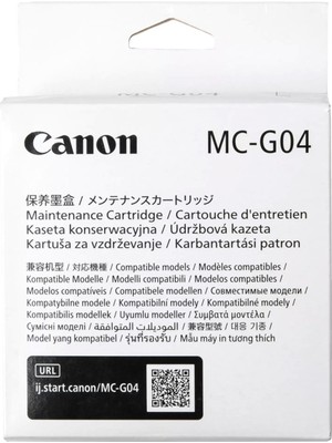 Canon MC-G04 Orijinal Atık Kutusu Renkli - Siyah Uyumlu PIXMA G2570 G2470 G4570 G4470