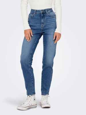 Only ONLEMILY STRETCH HW ST AK Mavi Kadın Jean Pantolon