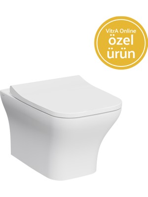 Vitra Ardea 7484B003-6344 S Smoothflush Asma Klozet-Kapak Seti, Beyaz