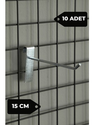 Manken İstanbul 15 cm Tel Pano Kancası Raf Askısı