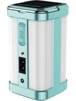 Ecuy Güneş Enerjili Şarjlı 4 LED Panelli El Feneri Acil Durum Fener Smd LED Işıldak Askılı Kamp Lamba