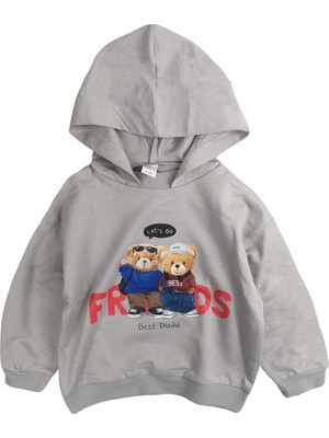 Tuffy Best Bears Kapüşonlu Erkek Bebek Sweatshirt