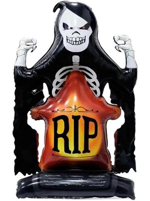 Kidspartim Halloween Mezar Taşı Rip Folyo Balon 70X110 cm