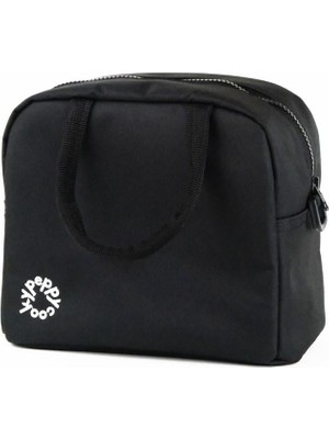 Peppy Things Rocky Yemek Çantası Siyah Su Geçirmez Termal Isı Yalıtımı Özelliği ile Kullanışlı