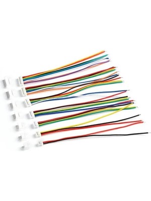 Sanec 1,25MM Jst 2 Pin Kablolu Konnektör Takım (180D ERKEK)-20CM - Çift Taraflı