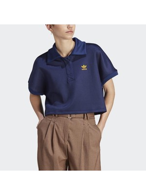 Adidas Cropped Polo Sweat Kadın Sweat - II0746