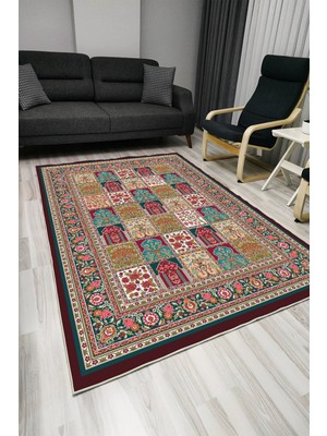 Halımax Drom Kaymaz Halı Makinede Yıkanabilir Şönil Kilim