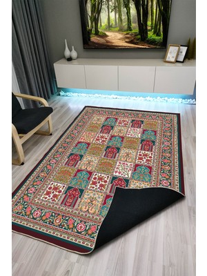 Halımax Drom Kaymaz Halı Makinede Yıkanabilir Şönil Kilim