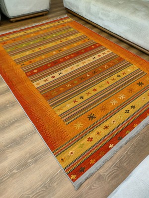 Halımax Drom Kaymaz Halı Makinede Yıkanabilir Şönil Kilim