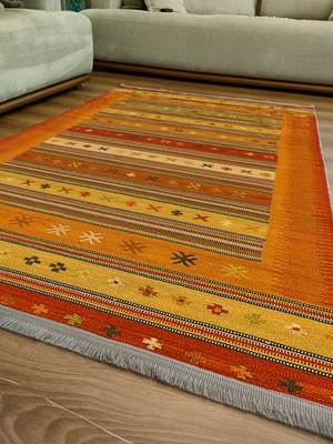 Halımax Drom Kaymaz Halı Makinede Yıkanabilir Şönil Kilim