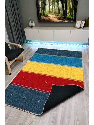 Halımax Drom Kaymaz Halı Makinede Yıkanabilir Şönil Kilim