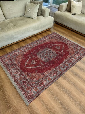 Halımax Drom Kaymaz Halı Makinede Yıkanabilir Şönil Kilim