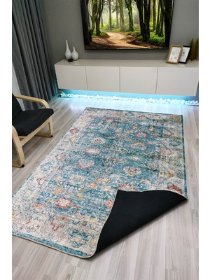 Halımax Drom Kaymaz Halı Makinede Yıkanabilir Şönil Kilim