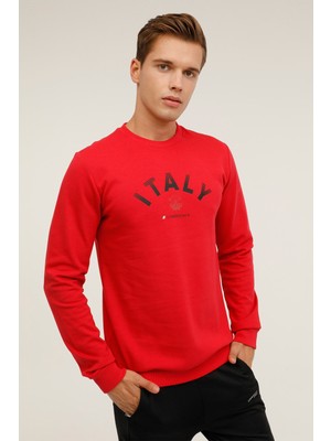 Lumberjack ml Robert 16ITLY72 3pr Kırmızı Erkek Sweatshirt