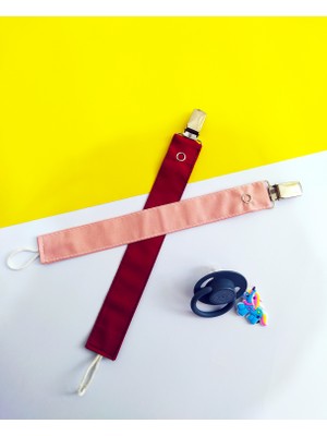 MugasaBebek Emzik Askısı 2'li Set % 100 Pamuk