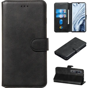 4U Sky Cüzdan Stand Flip Deri Telefon Kılıfı Xiaomi Mi Note 10/mi Cc9 Pro/mi Note 10 Pro-Black (Yurt Dışından)
