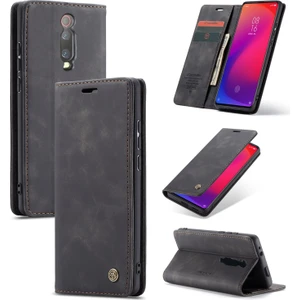 4U Sky Xiaomi Redmi K20 Pro/redmi K20/MI 9t/mi 9t Pro-Black Için Otomatik Emilmiş Cüzdan Standı Pu Deri Telefon Kapağı (Yurt Dışından)