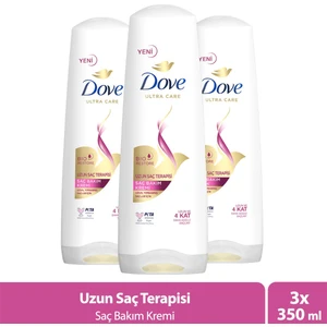 Saç Bakım Kremi Uzun Saç Terapisi Uzun Yıpranmış Saçlar Için 350 ml X3