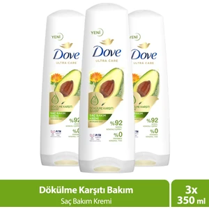 Saç Bakım Kremi Dökülmeye Karşı Bakım Avokado Özü & Kalendula Özü 350 ml X3