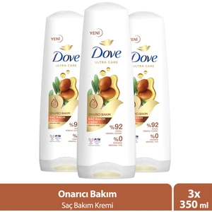 Saç Bakım Kremi Argan Yağı Onarıcı Bakım 350 ml x 3