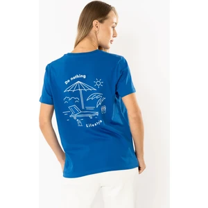 Nothing Regular T-Shirt Kadın - Saks Mavi