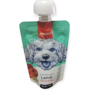 Taze Kuzulu Havuçlu Bezelyeli Et Ezme Sıvı Köpek Maması Ödül 90 G