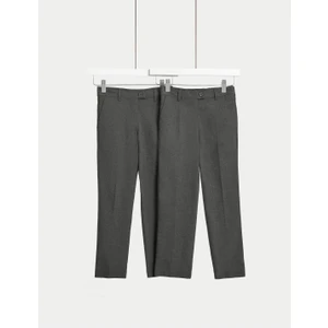 Marks & Spencer 2'li Slim Fit Okul Pantolonu