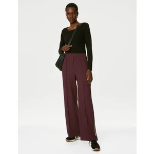 Marks & Spencer Şerit Detaylı Wide Leg Pantolon