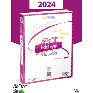 ÜçDörtBeş YayınlarıAYT Edebiyat Soru Bankası 2024 Model