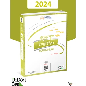 ÜçDörtBeş YayınlarıAYT Coğrafya Soru Bankası 2024 Model