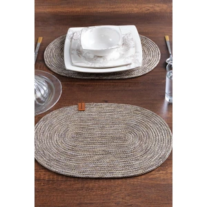 2 Adet Oval Supla | Amerikan Servis Runner | Tabak, Tava, Altlığı Sofra Sunumluk