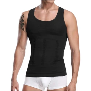 Emba Korse Atlet Erkek Slim Korse Tipi Toparlayıcı Göbek Incelten Fanile Sıkılaştırıcı Gömlek Altı Giyilen Atlet
