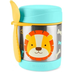Skip Hop Paslanmaz Çelik Mama Saklama ve Taşıma Termosu Aslan