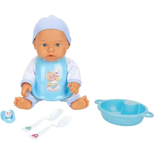 Bebelou Yemek Zamanı Sesli Bebek Seti 35 Cm. Mavi