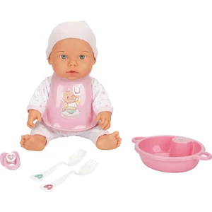 Dollz'n More Bebelou Yemek Zamanı Sesli Bebek Seti 35 Cm. - Pembe