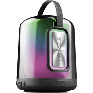 Ekstra Bass Radyolu USB Aux Micro Girişli LED Işıklı Taşınabilir Uranus Bluetooth Hoparlör